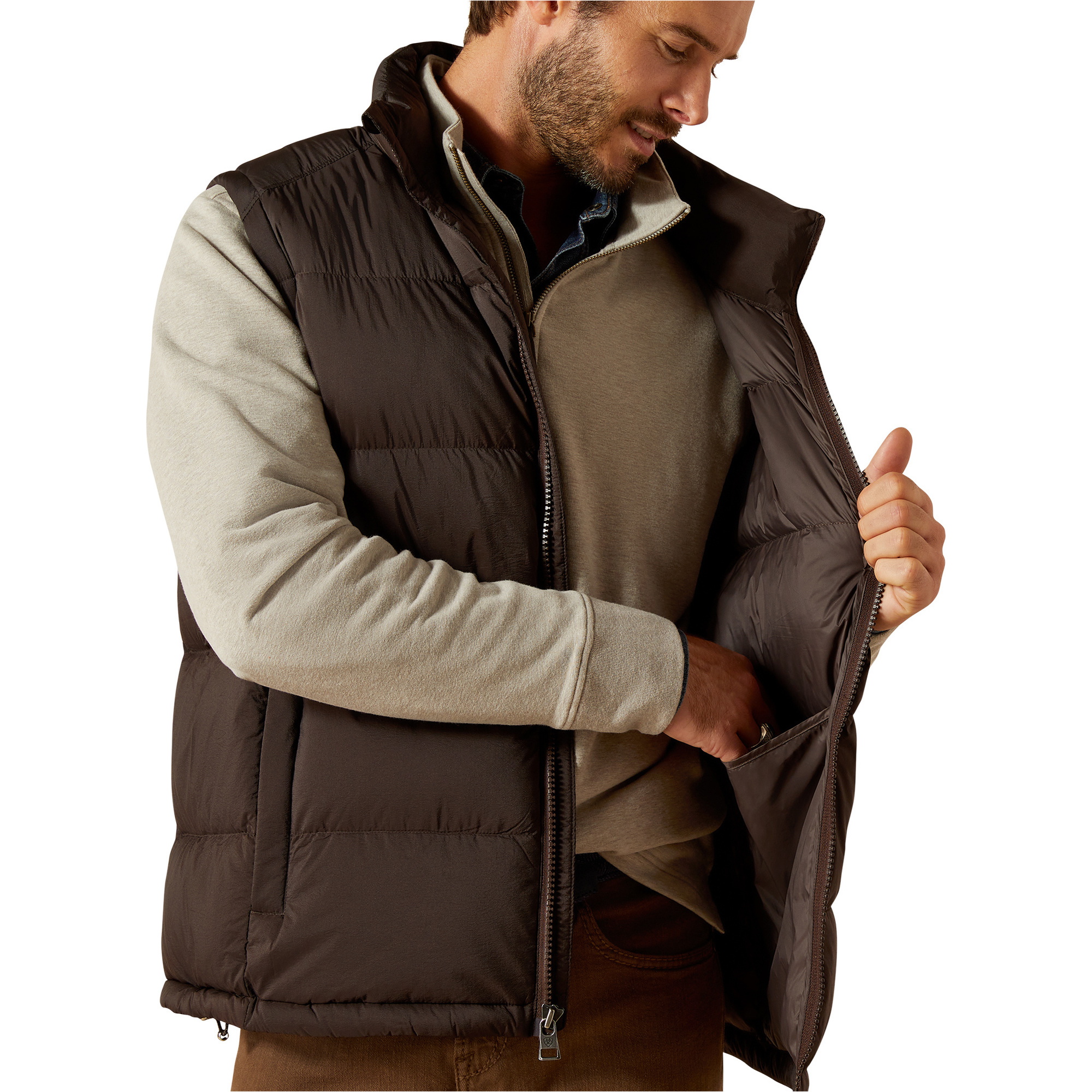 2025 Ariat Mens Ultrapuff Down Vest 10062381 - Java